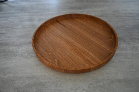 Тарелка из дуба, Ø25 см от мастерской DIVIRO